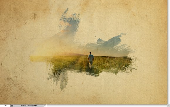 Image from the Super cool watercolor effect in 10 steps in Photoshop tutorial