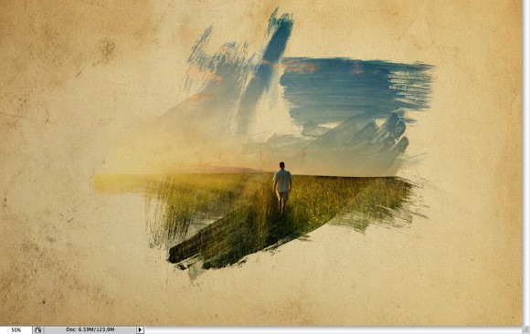 Image from the Super cool watercolor effect in 10 steps in Photoshop tutorial