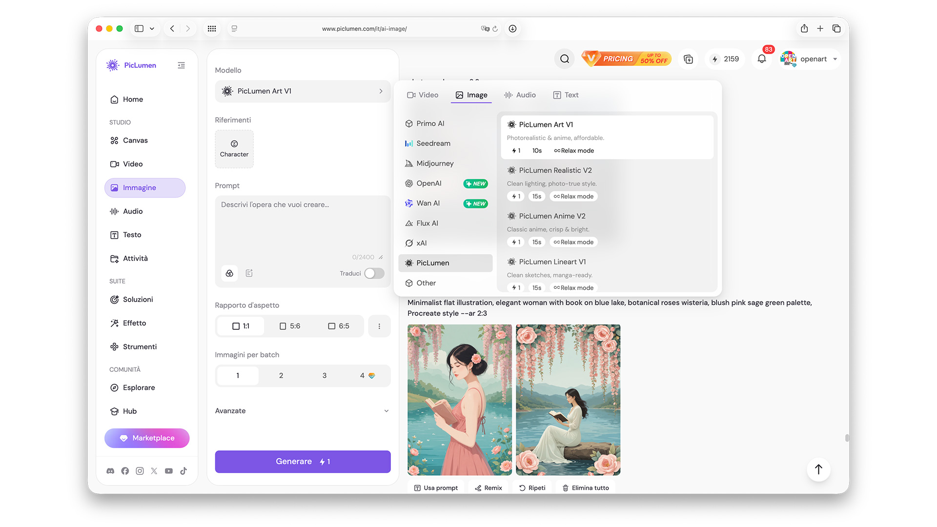 Guida completa a PicLumen, il tool AI multi-stile per la grafica