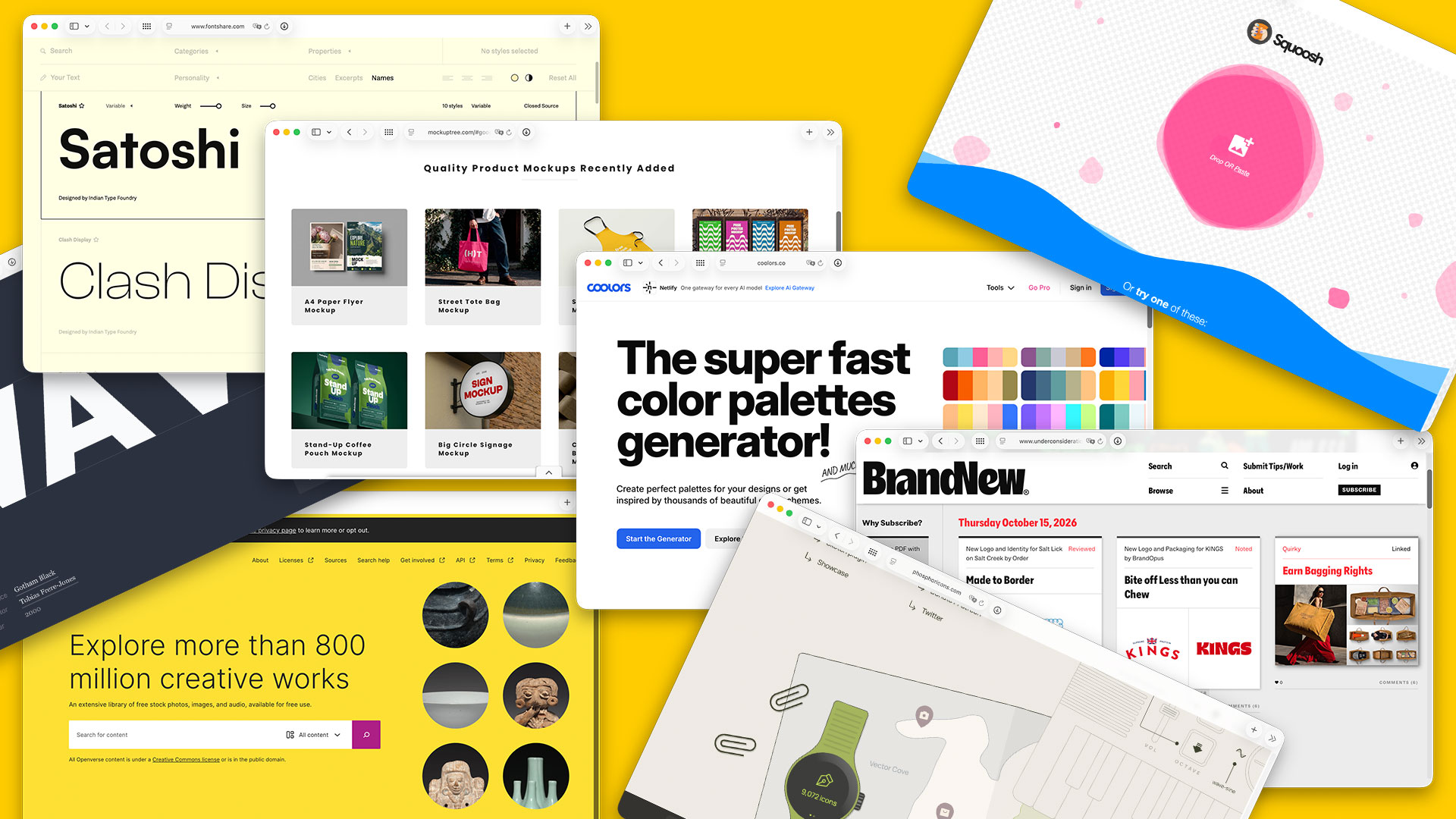 Il kit gratuito del designer: font, immagini e risorse selezionate